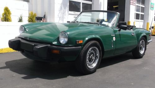 1973 triumph spitfire convertible (( british racing green)) l@@k offers welcome