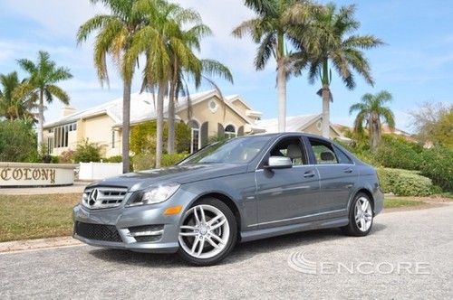 2012 mercedes benz c250 sport sedan**sunroof**rain-sense*prem sound**attn assist