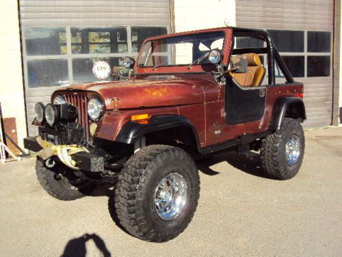 1976 jeep cj-7 w 4.6 liter stroker, t-18 trans &amp; atlas 4sp tcase, many upgrades!
