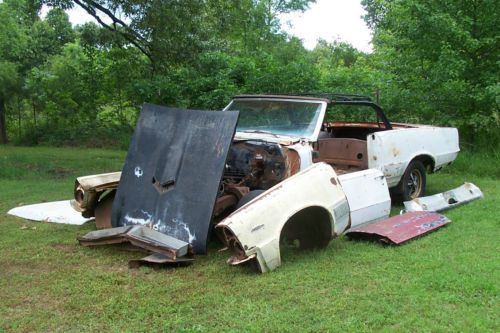 1965 pontiac lemans convertible le mans 2 door 326 v8 black int 65 gto goat hood