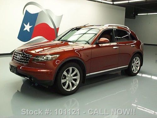 2007 infiniti fx35 sport htd leather nav 20&#034; wheels 69k texas direct auto