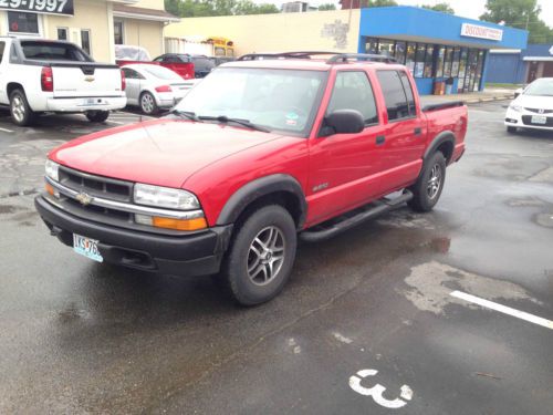 2002 chevrolet s10 zr5 crew cab pickup 4-door 4.3l