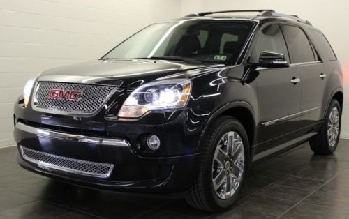 2011 gmc acadia denali awd navigation head up display cooled heated leather roof