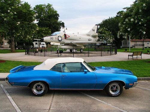 1972 buick skylark custom convertible with gs350 4-speed option added