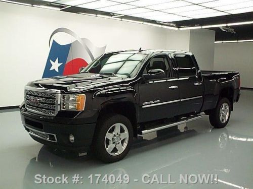 2013 gmc sierra 2500hd denali crew diesel 4x4 nav 9k mi texas direct auto