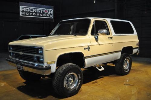 1984 chevy k5 blazer removable top trades welcome financing 4x4 vintage suvclean
