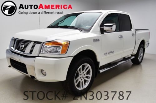 2012 nissan titan 4x4 sl heavy metal park assist rear ent htd leather