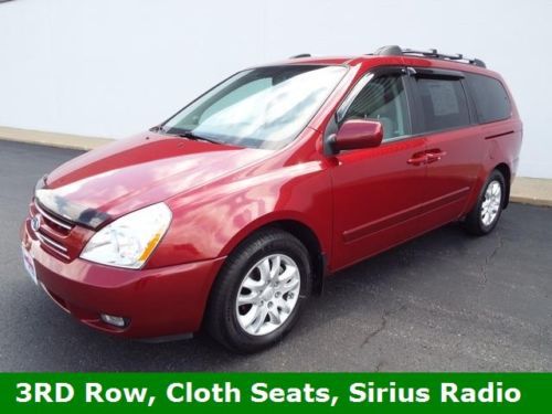 Sedona family van ex 3.8l v6 cd am/fm/cd/mp3/sat low miles! we finance!