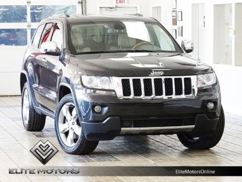 11 jeep grand cherokee overland 4x4 back up cam rear dvd xenons moonroof