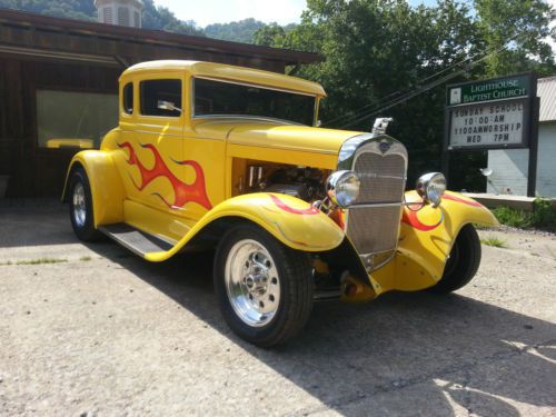 1930 ford model a 5 window coupe hot rod!!!!!
