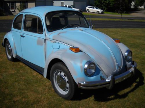 1972 volkswagen beetle  2 dr.
