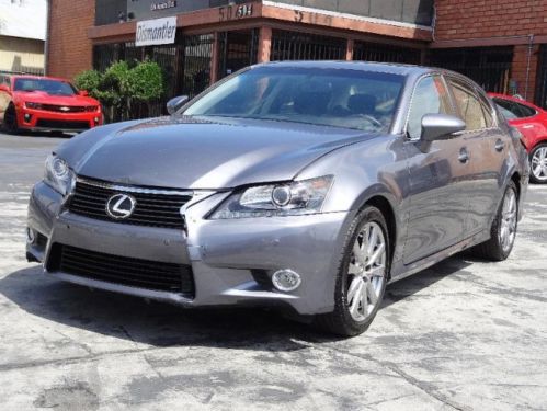 2013 lexus gs 350 sedan damaged rebuilder only 11k miles runs! cooling good l@@k