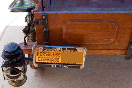 1914 Ford Model T Pickup Truck, Brass, Wood Wheels, Folding Windsheild, Lamps, US $18,000.00, image 2