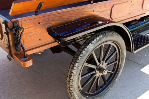 1914 Ford Model T Pickup Truck, Brass, Wood Wheels, Folding Windsheild, Lamps, US $18,000.00, image 4