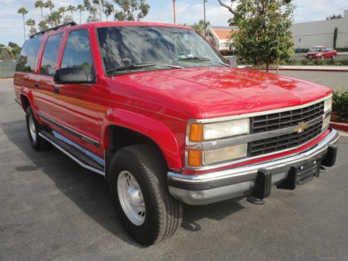 1993 CHEVROLET SUBURBAN SILVERADO 2500 - 4X4 ONLY 117K MI CALIFORNIA CAR NO RUST, image 23