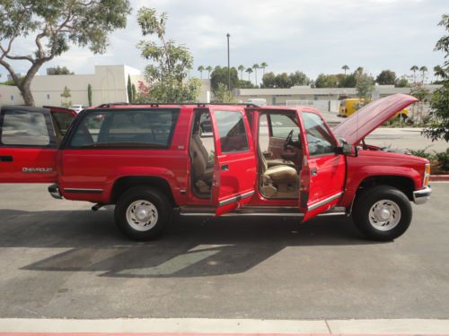 1993 CHEVROLET SUBURBAN SILVERADO 2500 - 4X4 ONLY 117K MI CALIFORNIA CAR NO RUST, image 28