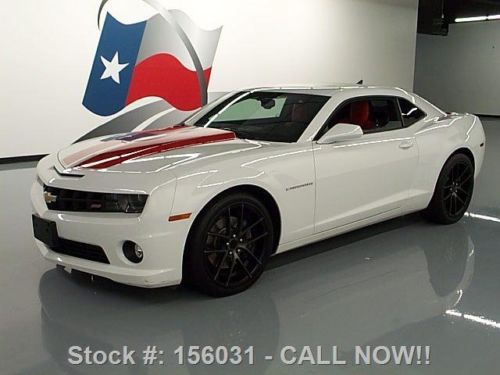 2011 chevy camaro 2ss rs 6speed sunroof leather hud 7k texas direct auto