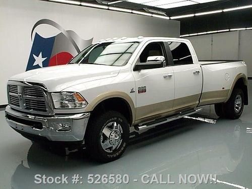 2011 dodge ram 3500 laramie diesel drw 4x4 sunroof 25k texas direct auto