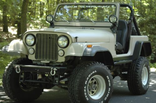 1984 jeep cj7 - lifted, modified, and trail-ready