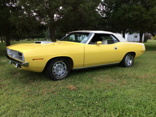 1970 plymouth barracuda convertible