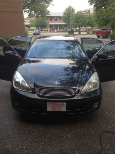 2005 lexus es330 base sedan 4-door 3.3l w/navigation black leather