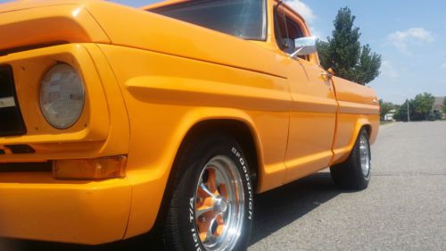 1970 f-100 hot rod custom chopped show truck