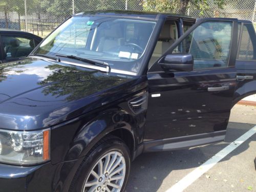 2010 range rover sport - dark blue ext. tan interior great condition