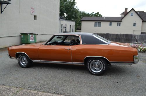 1970 chevrolet monte carlo - gold -454 with a 5 speed