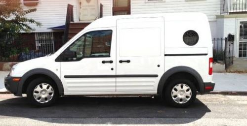 White cargo van new york ford transit xl 6 door like new fuel efficient compact