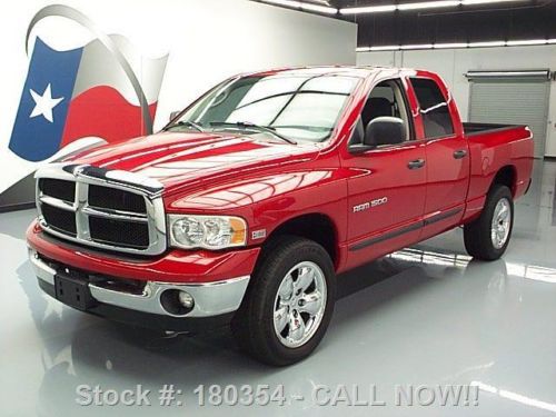 2005 dodge ram quad cab hemi 4x4 auto 6-pass 20&#039;s 64k texas direct auto