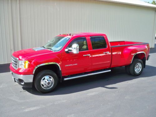 2013 gmc sierra 3500 dually slt crew cab duramax diesel &#034;denali options&#034; new