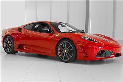 2009 ferrari 430 coupe scuderia red with black interior warranty available