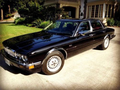 1989 jaguar xj6 classic black - low miles 25k loaded *rare find* low reserve