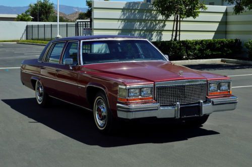 Rare barn find-1981 cadillac sedan deville-diesel-low miles-loaded-no reserve