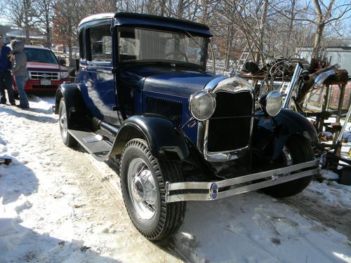 1929 ford model a 5 window sport coupe rumble seat driver restomod barn find !!!