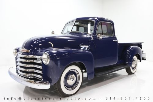 1951 chevrolet 3100 pickup truck: beautifully restored, 235 thriftmaster &amp; 4-spd