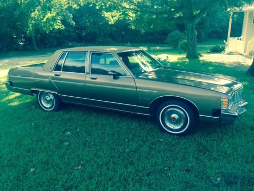 1980 pontiac bonneville sedan - 20k original miles