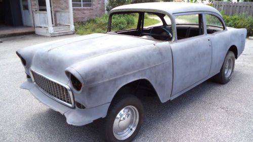 1955 chevrolet 150 &#034;gasser&#034; super solid calif car 402 big block dual quads