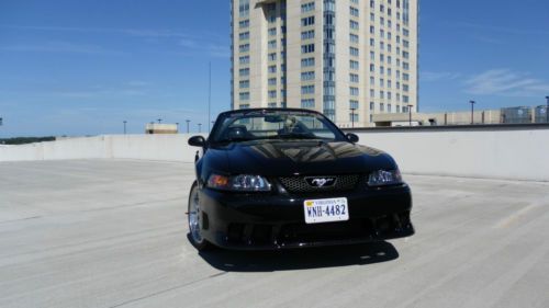 *   Triple Black 1999 Ford Mustang GT Convertible Saleen Speedster many upgrades, US $7,499.99, image 10