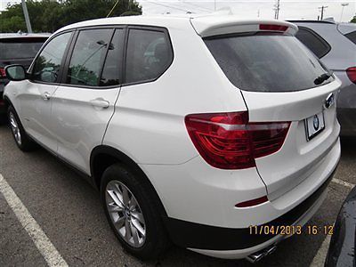 Bmw x3 xdrive28i-bmw courtesy car currently in-service 4 dr automatic gasoline e