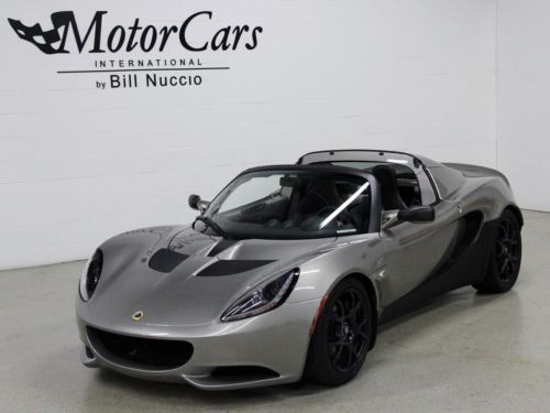 2011 lotus elise r - storm titanium/ blk - 8k miles! black motegi wheels! clean!