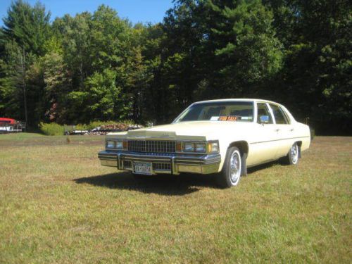 1978 cadallic sedan deville, one owner from new