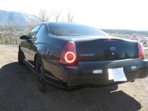 2004 chevrolet monte carlo ls black. ac,pb,pw,cloth interior auto