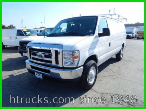 Used 2013 ford e250 econoline cargo van 4.6l v-8 bin package roof rack power