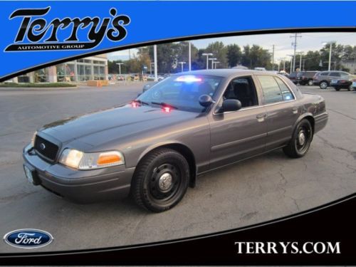 2008 ford crown victoria police interceptor sedan 4-door with lights &amp; sirens