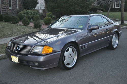 1991 mercedes-benz 500sl one of a kind rare blackberry sl500