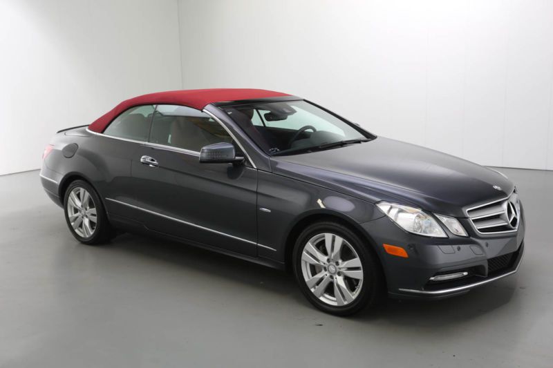 2012 mercedes-benz e-class red and black