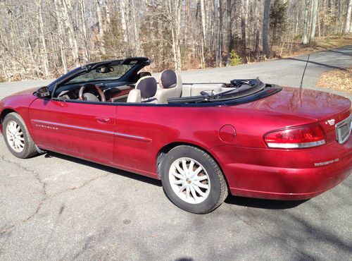 2001 chrysler sebring lxi convertible 2-door 2.7l