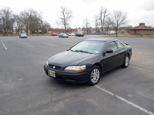 2001 honda accord ex coupe leather  black