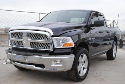 2009 dodge ram 1500 slt quad cab 4wd damaged rebuilder hemi v8 loaded wont last!